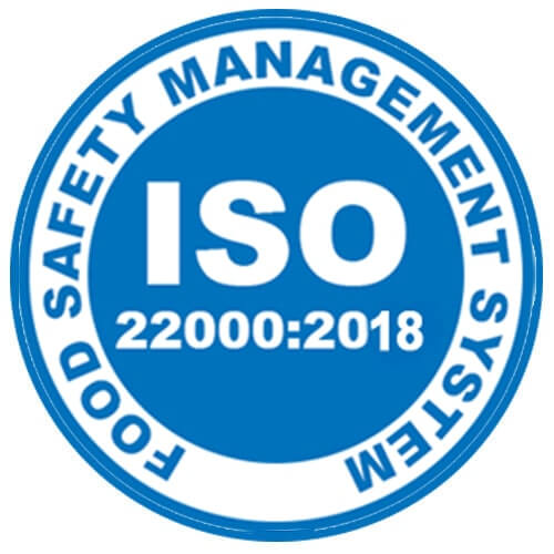 ISO 22000-2018 certified